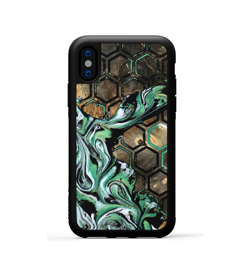 iPhone Xs Wood Phone Case - Azriel (Pattern, 800464)