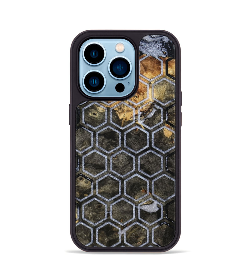 iPhone 14 Pro Wood Phone Case - Zavier (Pattern, 800466)