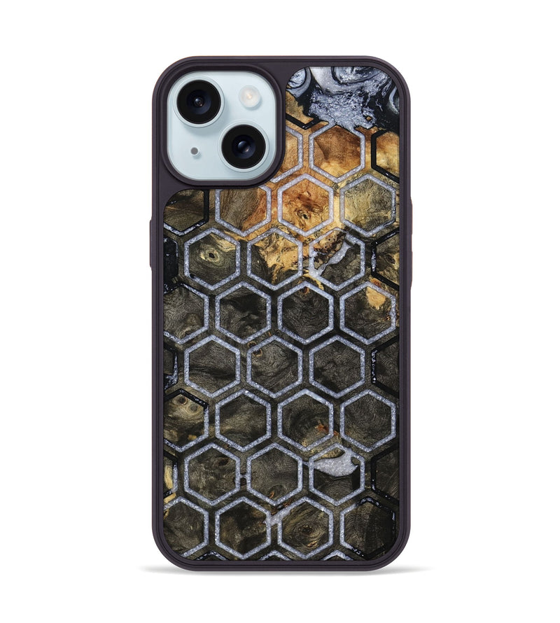 iPhone 15 Wood Phone Case - Zavier (Pattern, 800466)