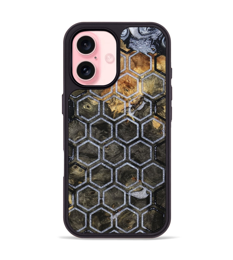 iPhone 16 Wood Phone Case - Zavier (Pattern, 800466)