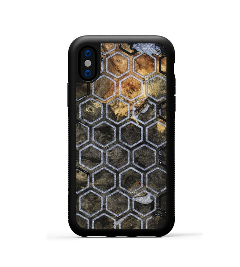 iPhone Xs Wood Phone Case - Zavier (Pattern, 800466)