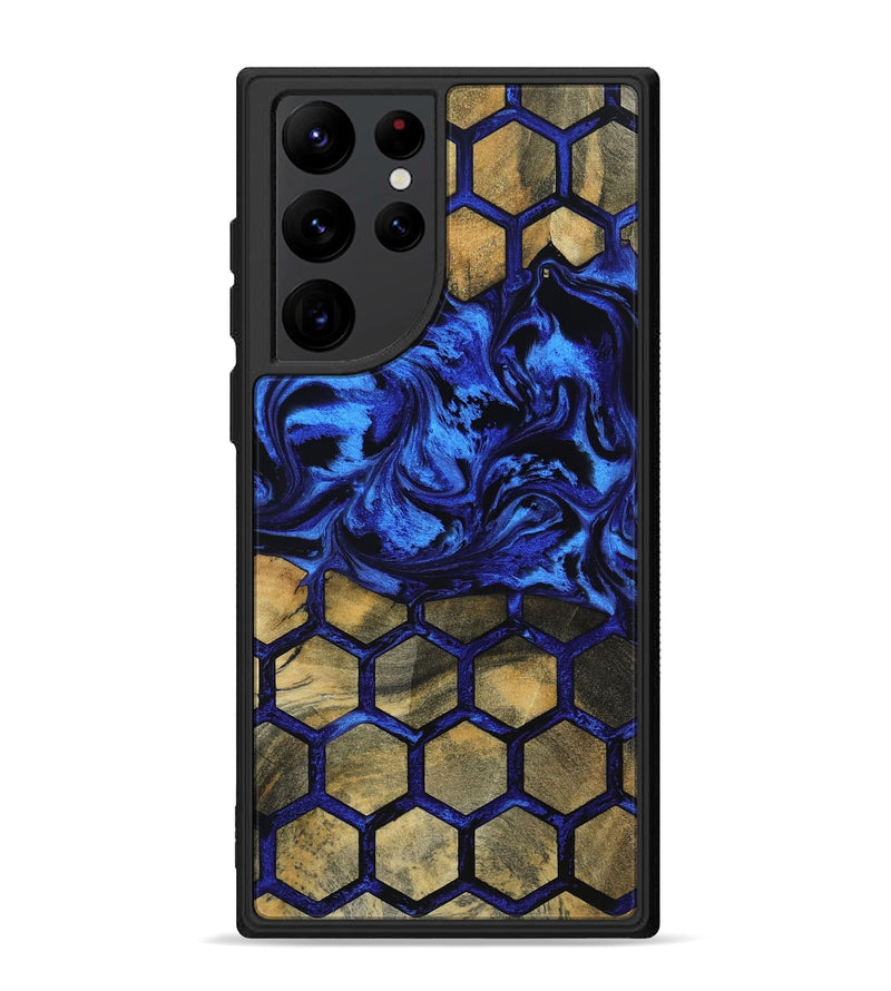 Galaxy S22 Ultra Wood Phone Case - Christ (Pattern, 800467)