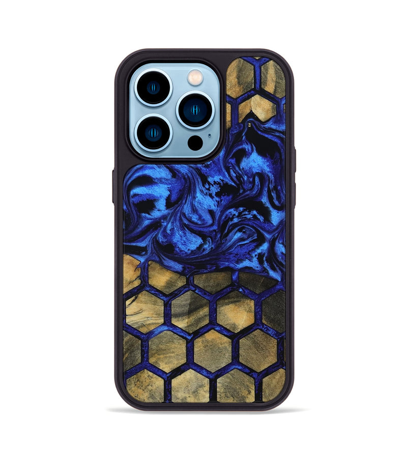 iPhone 14 Pro Wood Phone Case - Christ (Pattern, 800467)