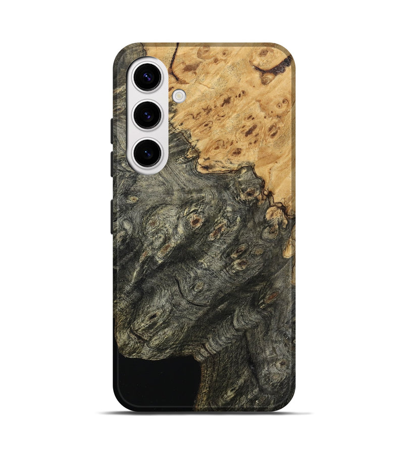 Galaxy S25 Wood Live Edge Phone Case - Wilburn (Wood Burl, 800483)