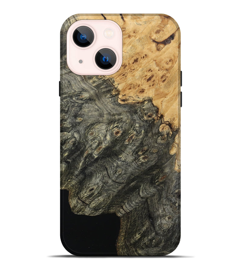 iPhone 14 Plus Wood Live Edge Phone Case - Wilburn (Wood Burl, 800483)
