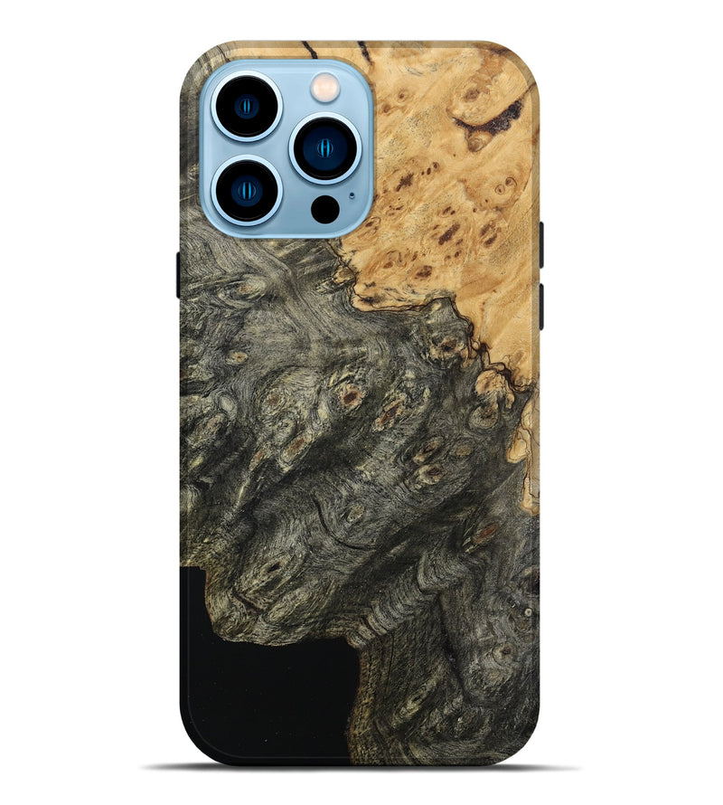 iPhone 14 Pro Max Wood Live Edge Phone Case - Wilburn (Wood Burl, 800483)