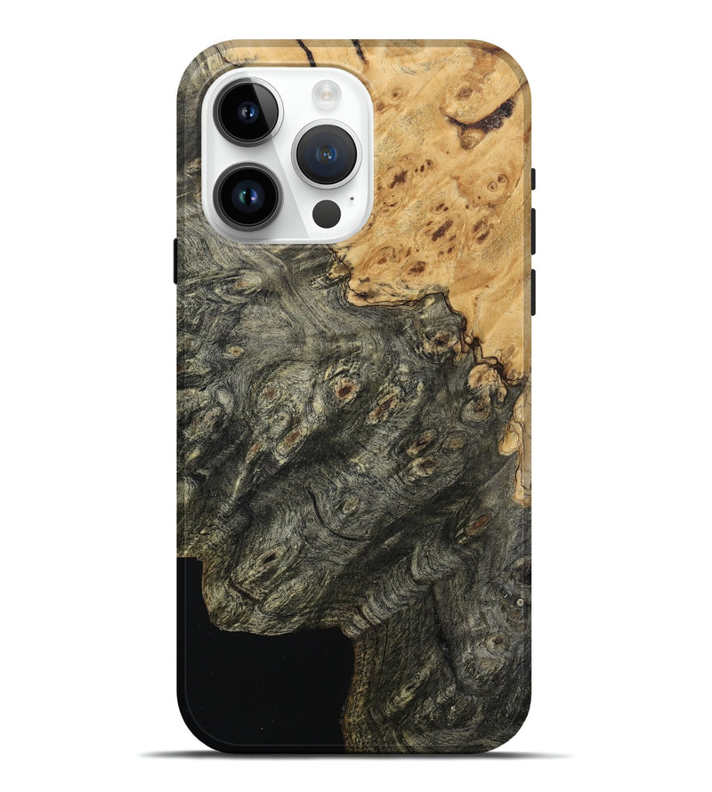 iPhone 15 Pro Max Wood Live Edge Phone Case - Wilburn (Wood Burl, 800483)