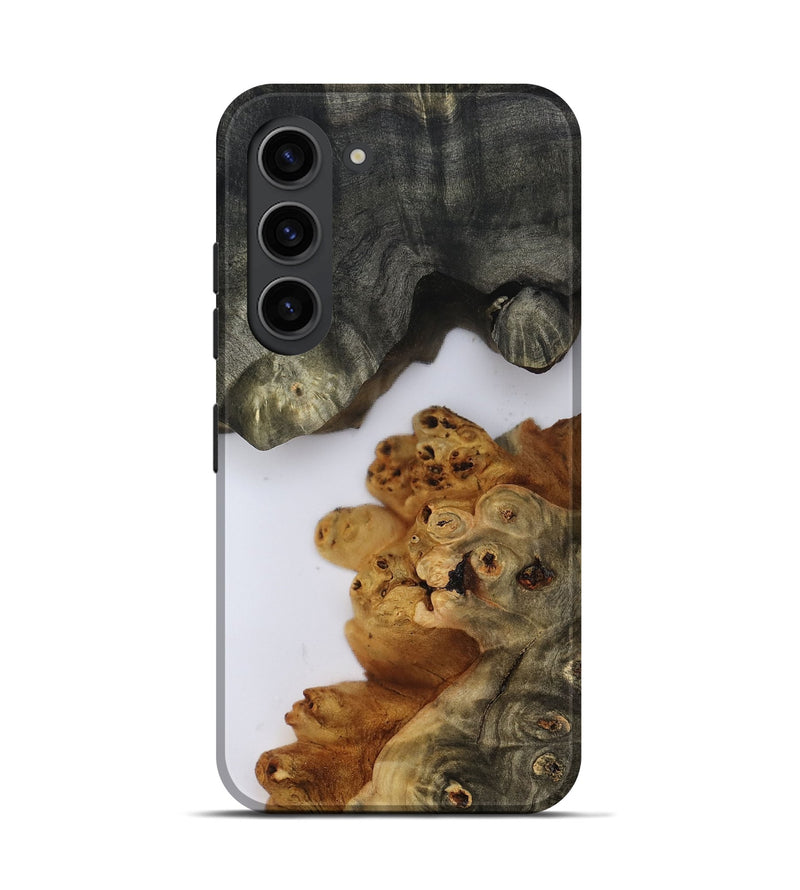 Galaxy S23 Wood Live Edge Phone Case - Yulissa (Clear, 800488)