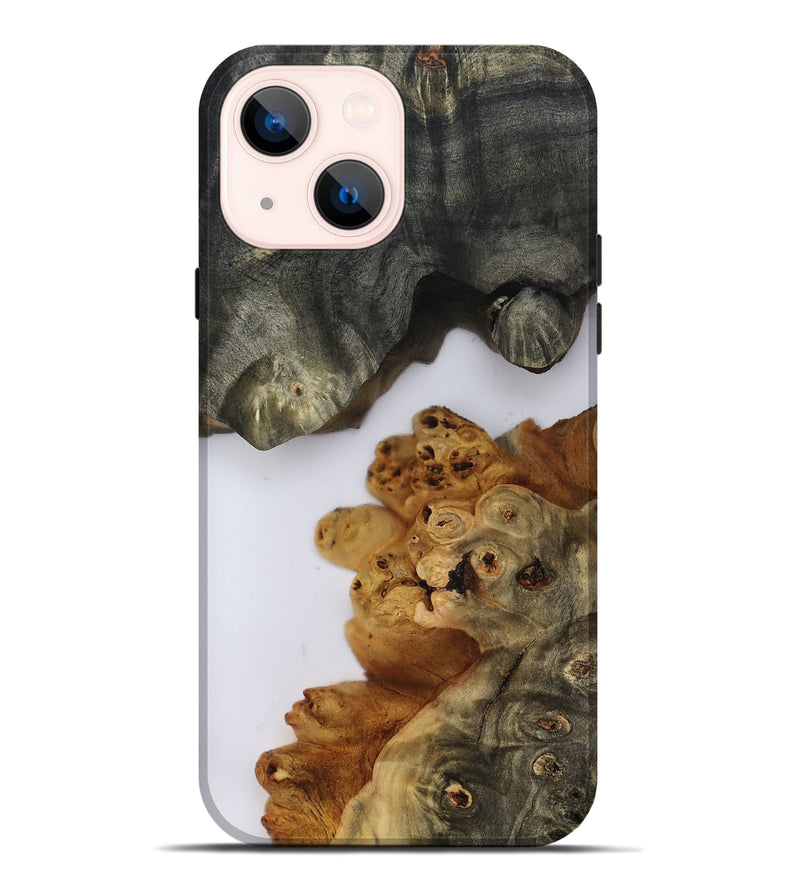 iPhone 14 Plus Wood Live Edge Phone Case - Yulissa (Clear, 800488)