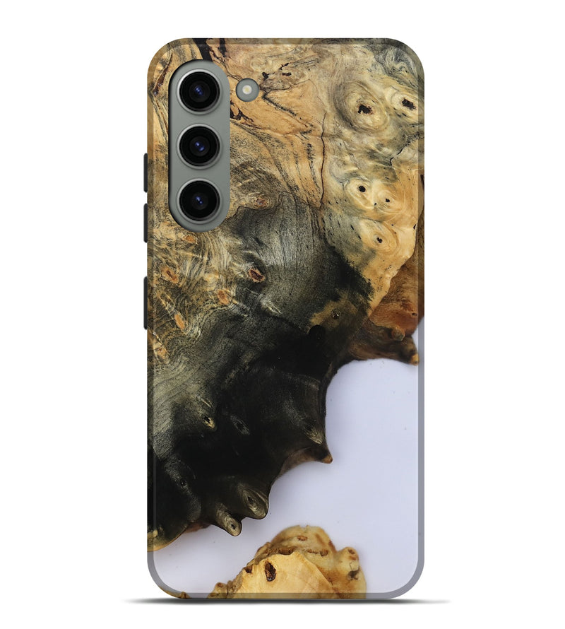 Galaxy S23 Plus Wood Live Edge Phone Case - Azael (Clear, 800489)