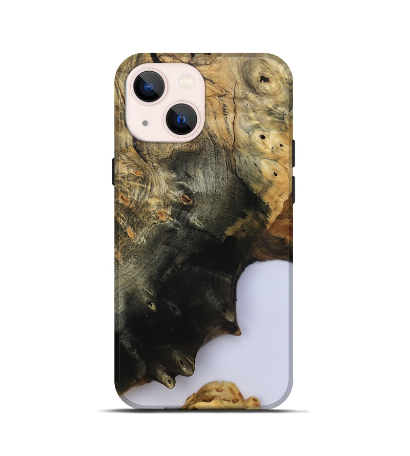 iPhone 13 mini Wood Live Edge Phone Case - Azael (Clear, 800489)