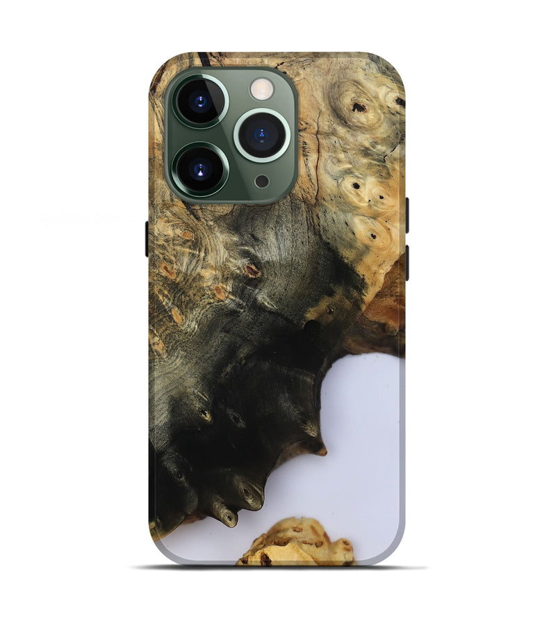 iPhone 13 Pro Wood Live Edge Phone Case - Azael (Clear, 800489)