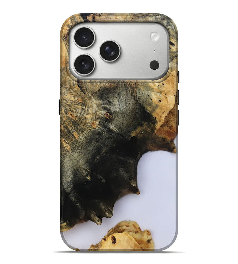 iPhone 17 Pro Max Wood Live Edge Phone Case - Azael (Clear, 800489)