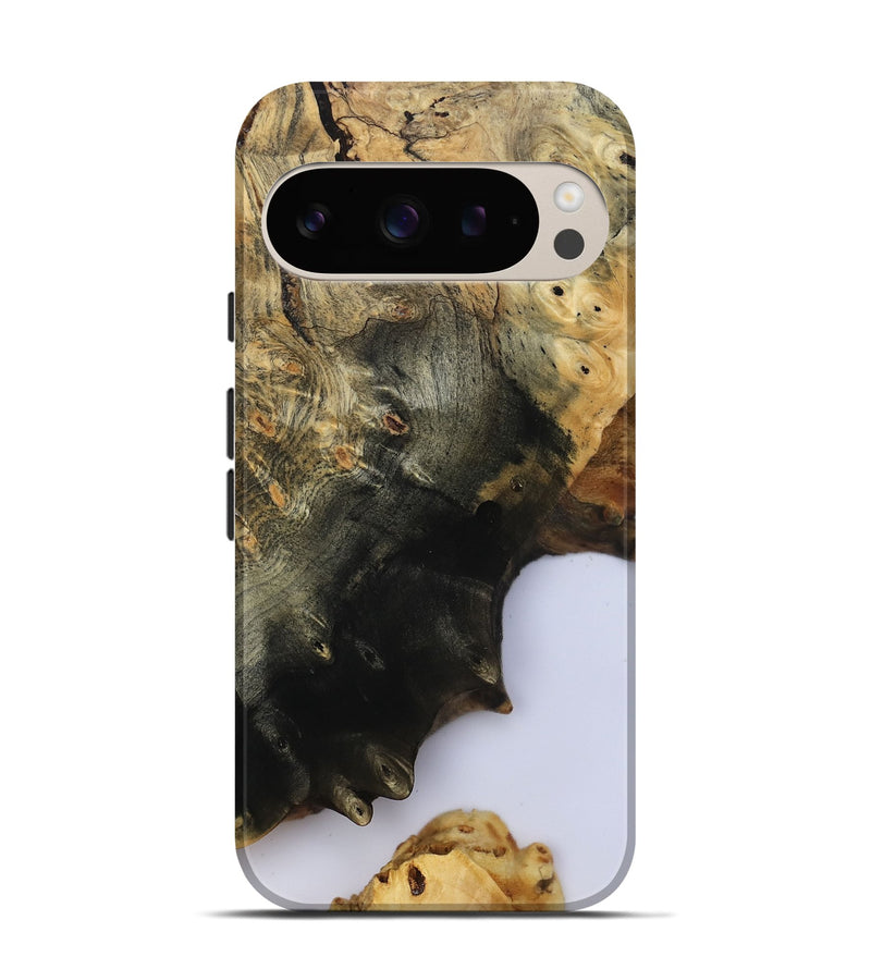 Pixel 9 Wood Live Edge Phone Case - Azael (Clear, 800489)