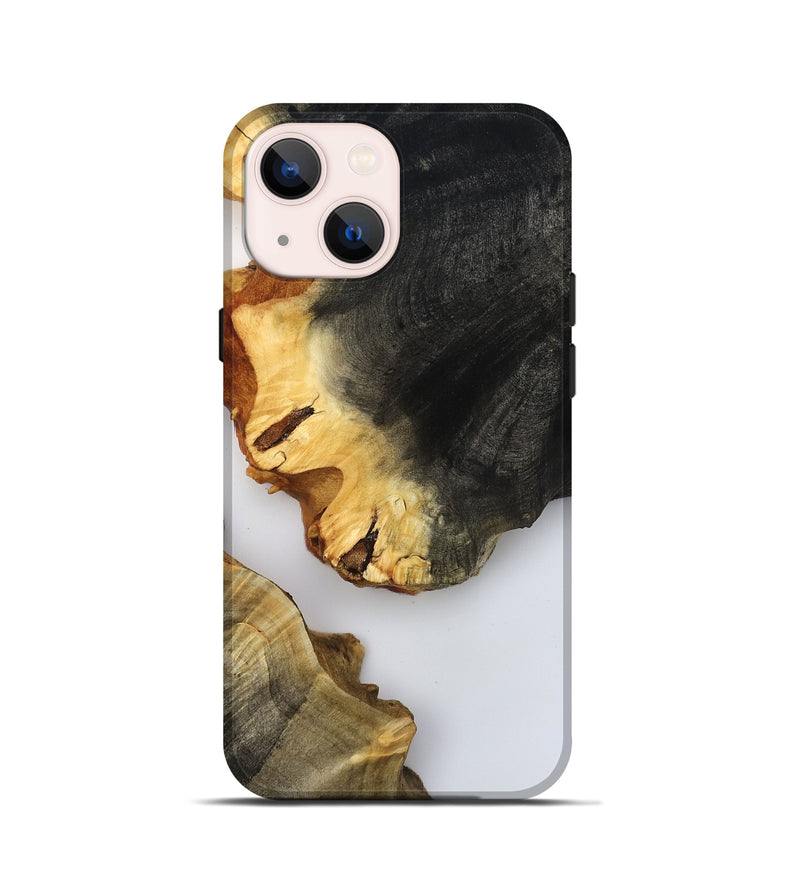 iPhone 13 mini Wood Live Edge Phone Case - Joni (Clear, 800492)