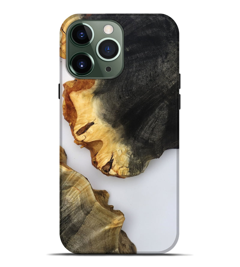 iPhone 13 Pro Max Wood Live Edge Phone Case - Joni (Clear, 800492)