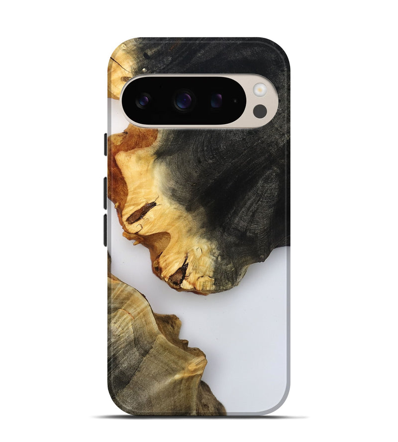 Pixel 9 Wood Live Edge Phone Case - Joni (Clear, 800492)