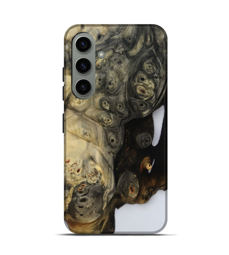 Galaxy S24 Wood Live Edge Phone Case - Jaylynn (Clear, 800493)