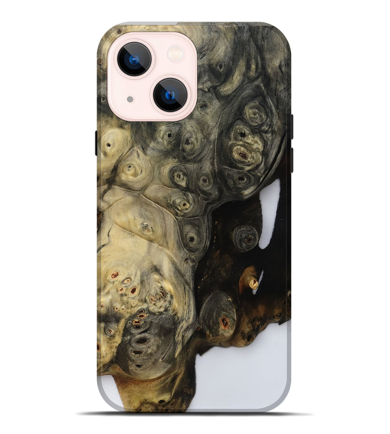 iPhone 14 Plus Wood Live Edge Phone Case - Jaylynn (Clear, 800493)