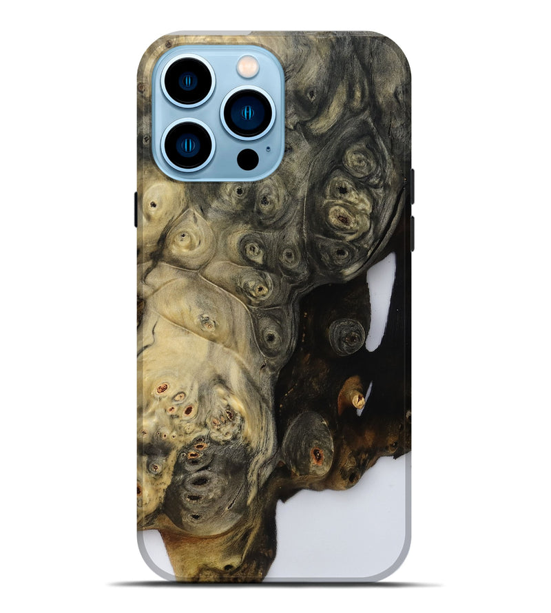 iPhone 14 Pro Max Wood Live Edge Phone Case - Jaylynn (Clear, 800493)