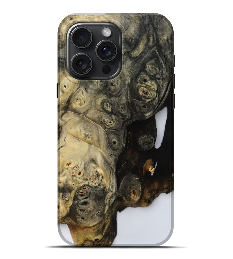 iPhone 16 Pro Max Wood Live Edge Phone Case - Jaylynn (Clear, 800493)