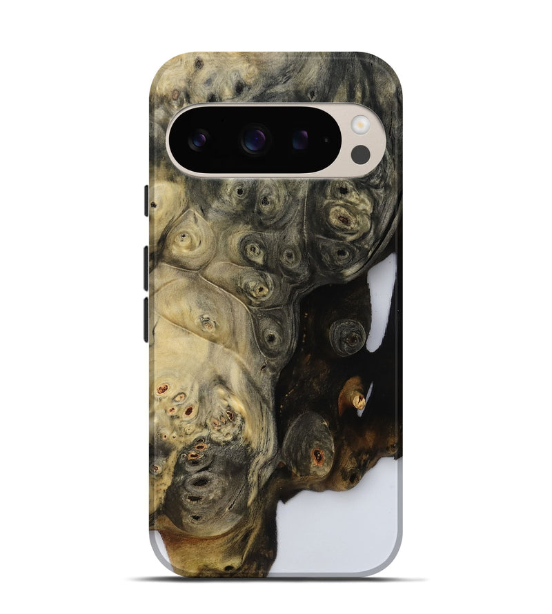 Pixel 9 Pro Wood Live Edge Phone Case - Jaylynn (Clear, 800493)