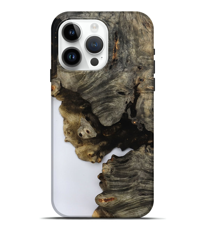 iPhone 15 Pro Max Wood Live Edge Phone Case - Jenna (Clear, 800494)