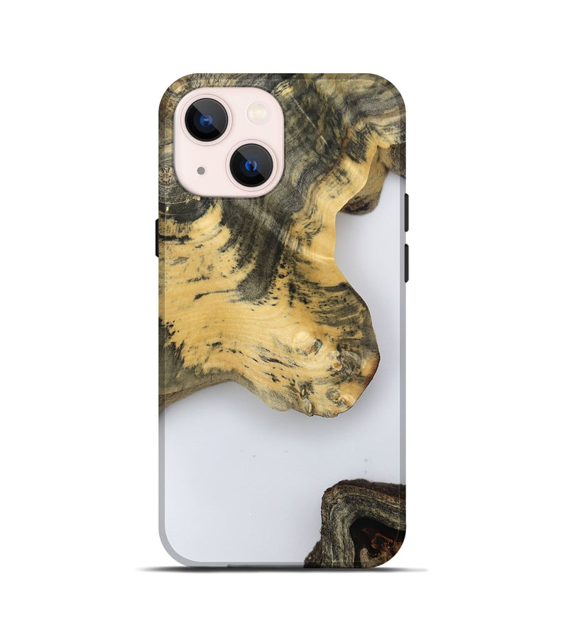 iPhone 13 mini Wood Live Edge Phone Case - Jasiel (Clear, 800495)