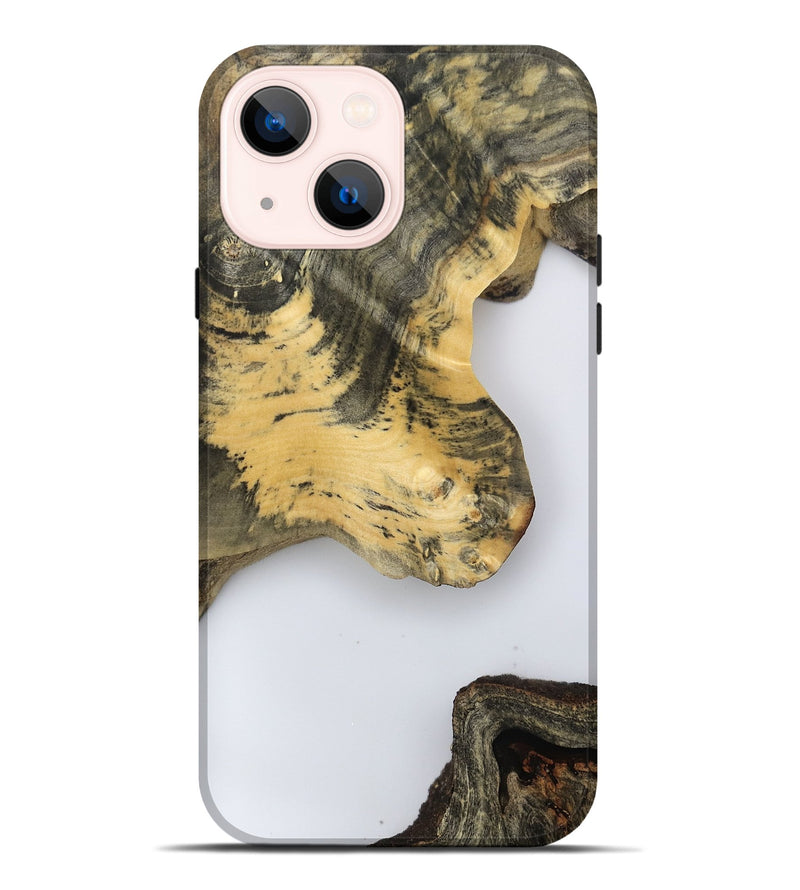 iPhone 14 Plus Wood Live Edge Phone Case - Jasiel (Clear, 800495)