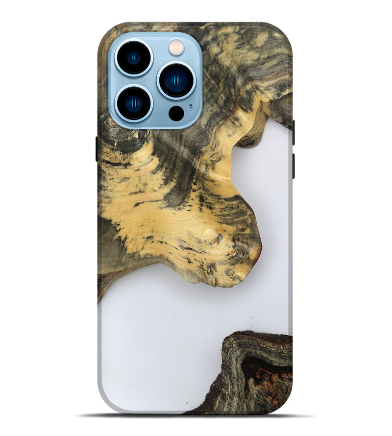 iPhone 14 Pro Max Wood Live Edge Phone Case - Jasiel (Clear, 800495)