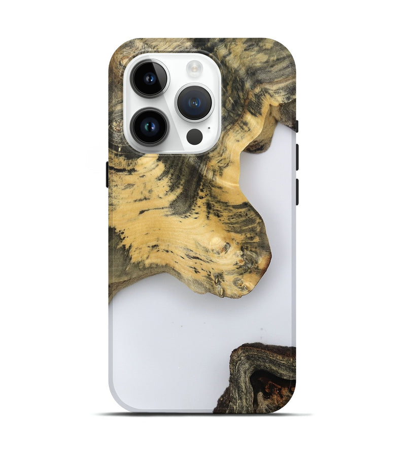 iPhone 15 Pro Wood Live Edge Phone Case - Jasiel (Clear, 800495)