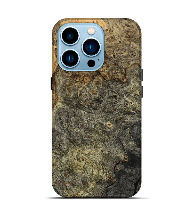 iPhone 14 Pro Wood Live Edge Phone Case - Barton (Wood Burl, 800501)