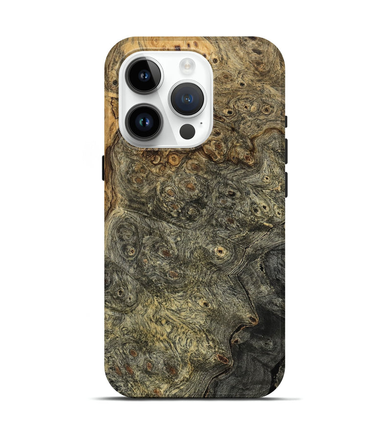 iPhone 15 Pro Wood Live Edge Phone Case - Barton (Wood Burl, 800501)