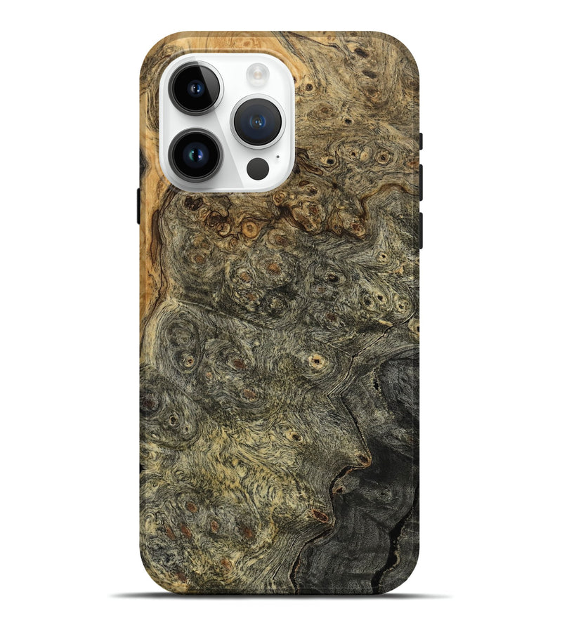 iPhone 15 Pro Max Wood Live Edge Phone Case - Barton (Wood Burl, 800501)