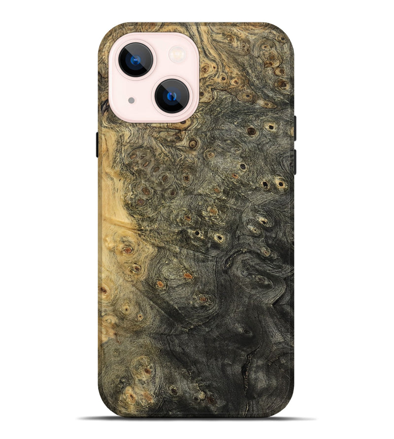 iPhone 14 Plus Wood Live Edge Phone Case - Lige (Wood Burl, 800514)