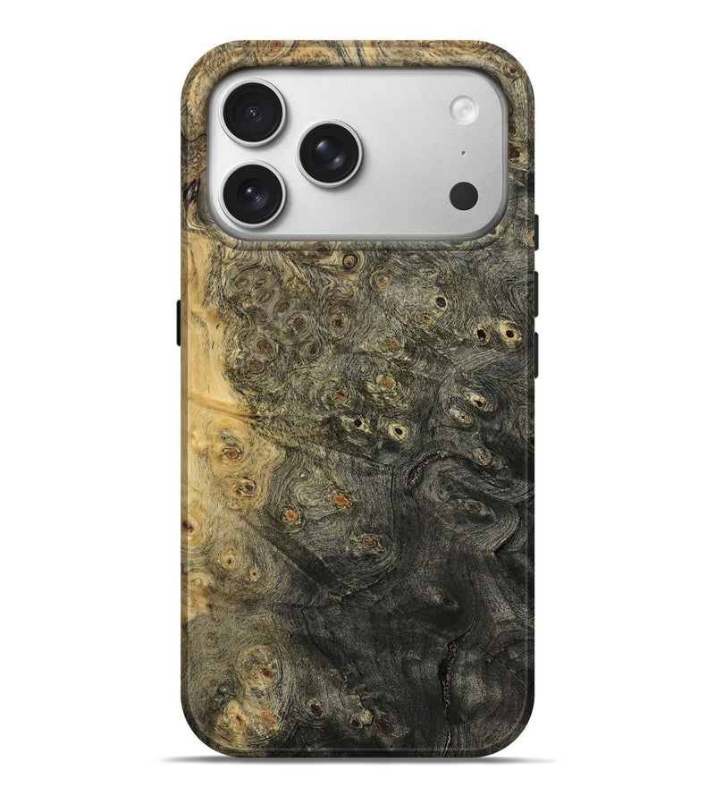 iPhone 17 Pro Max Wood Live Edge Phone Case - Lige (Wood Burl, 800514)