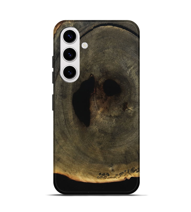 Galaxy S25 Wood Live Edge Phone Case - Vivian (Wood Burl, 800521)