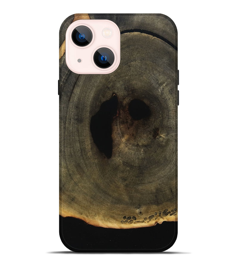 iPhone 14 Plus Wood Live Edge Phone Case - Vivian (Wood Burl, 800521)