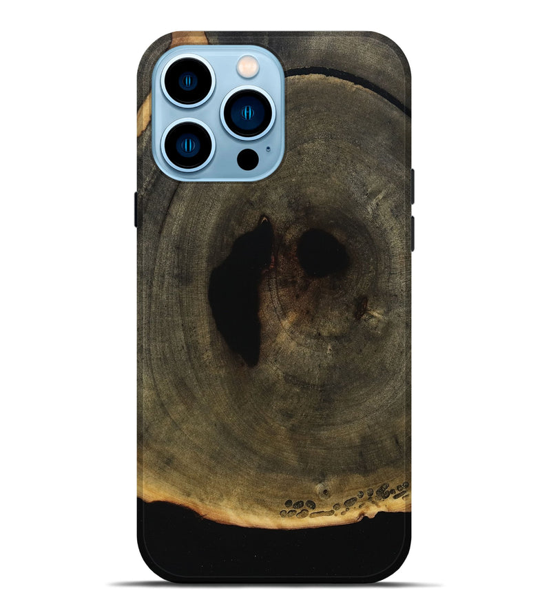 iPhone 14 Pro Max Wood Live Edge Phone Case - Vivian (Wood Burl, 800521)