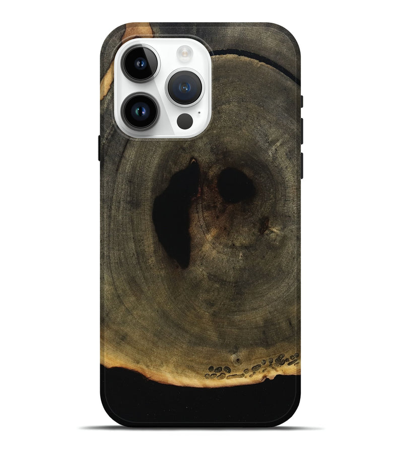 iPhone 15 Pro Max Wood Live Edge Phone Case - Vivian (Wood Burl, 800521)