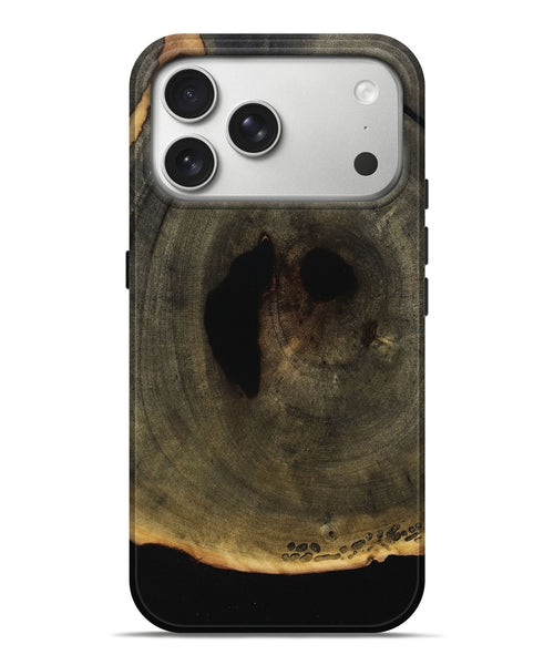 iPhone 17 Pro Max Wood Live Edge Phone Case - Vivian (Wood Burl, 800521)