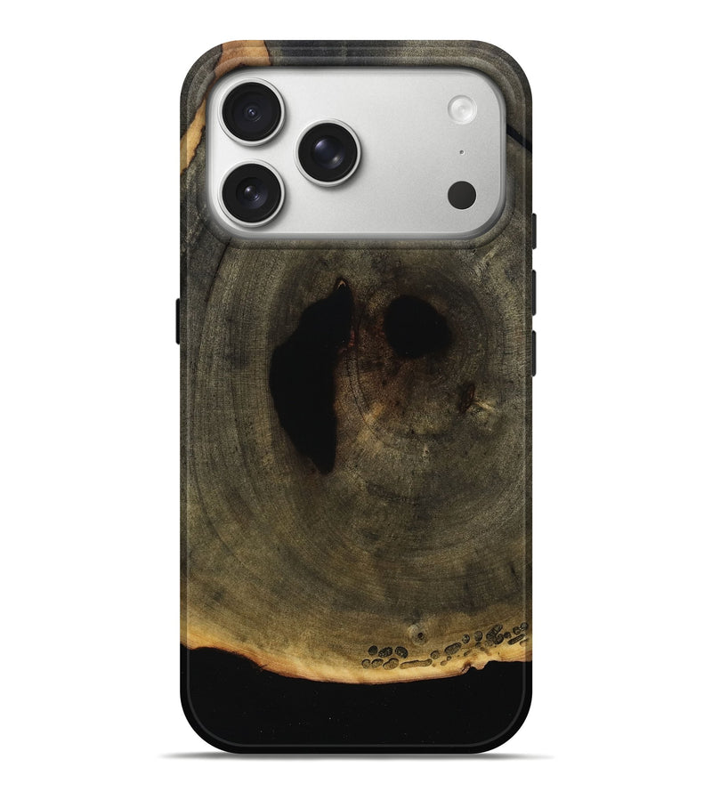 iPhone 17 Pro Max Wood Live Edge Phone Case - Vivian (Wood Burl, 800521)