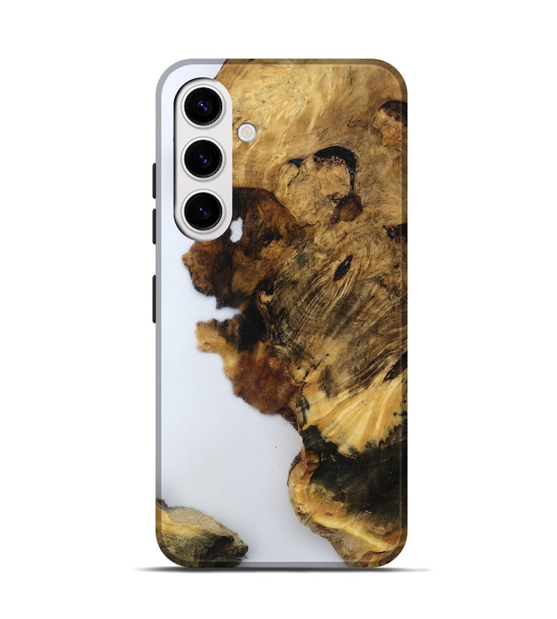 Galaxy S25 Wood Live Edge Phone Case - Yoselin (Clear, 800524)