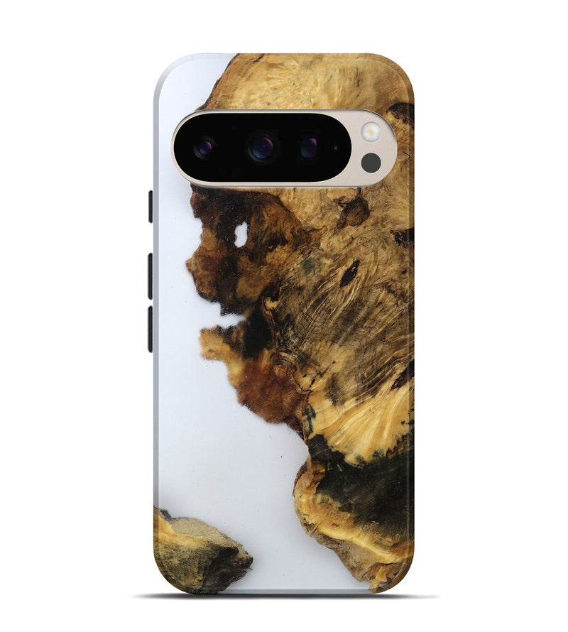 Pixel 10 Pro Wood Live Edge Phone Case - Yoselin (Clear, 800524)