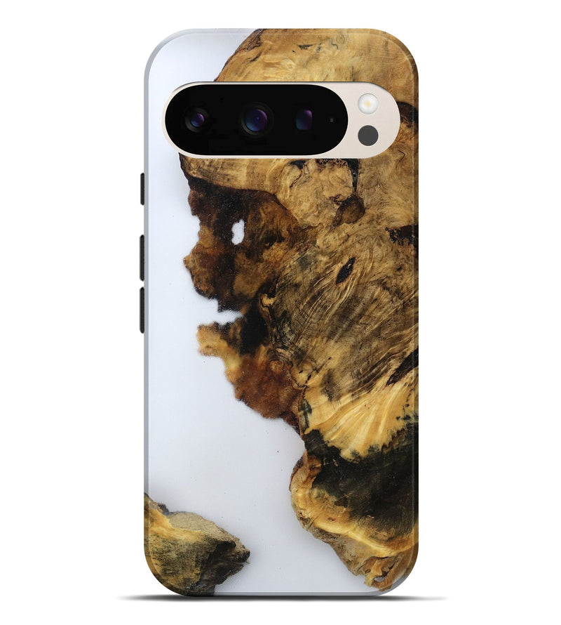 Pixel 10 Pro XL Wood Live Edge Phone Case - Yoselin (Clear, 800524)