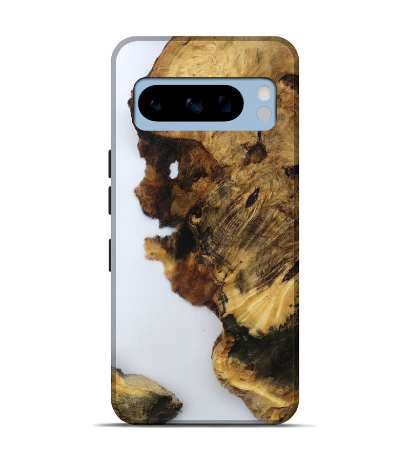 Pixel 8 Pro Wood Live Edge Phone Case - Yoselin (Clear, 800524)