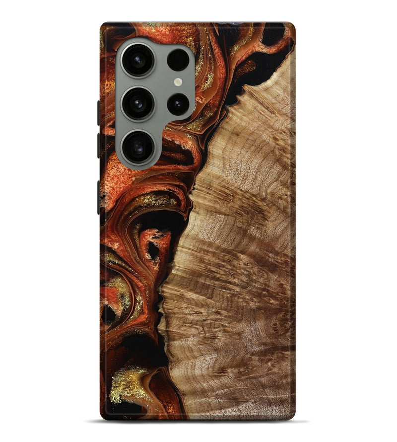 Galaxy S24 Ultra Wood Live Edge Phone Case - Harland (Red, 800526)