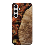 Galaxy S25 Plus Wood Live Edge Phone Case - Harland (Red, 800526)