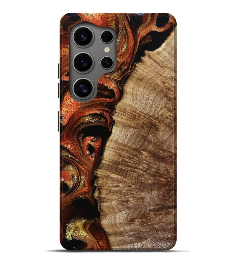 Galaxy S25 Ultra Wood Live Edge Phone Case - Harland (Red, 800526)