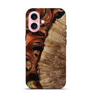 iPhone 17 Wood Live Edge Phone Case - Harland (Red, 800526)